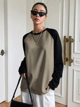 Colorblock Raglan Sleeve Tee